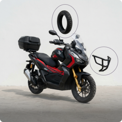 تصویر برای دسته  قطعات هوندا ADV 150